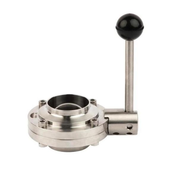 ¿Cómo se utiliza una válvula de mariposa para el control de flujo?