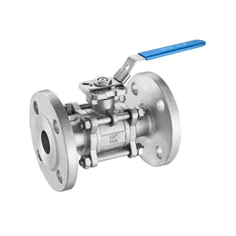 ¿Cómo mejora la válvula de bola con brida de 3 piezas con almohadilla de montaje el control de flujo industrial?