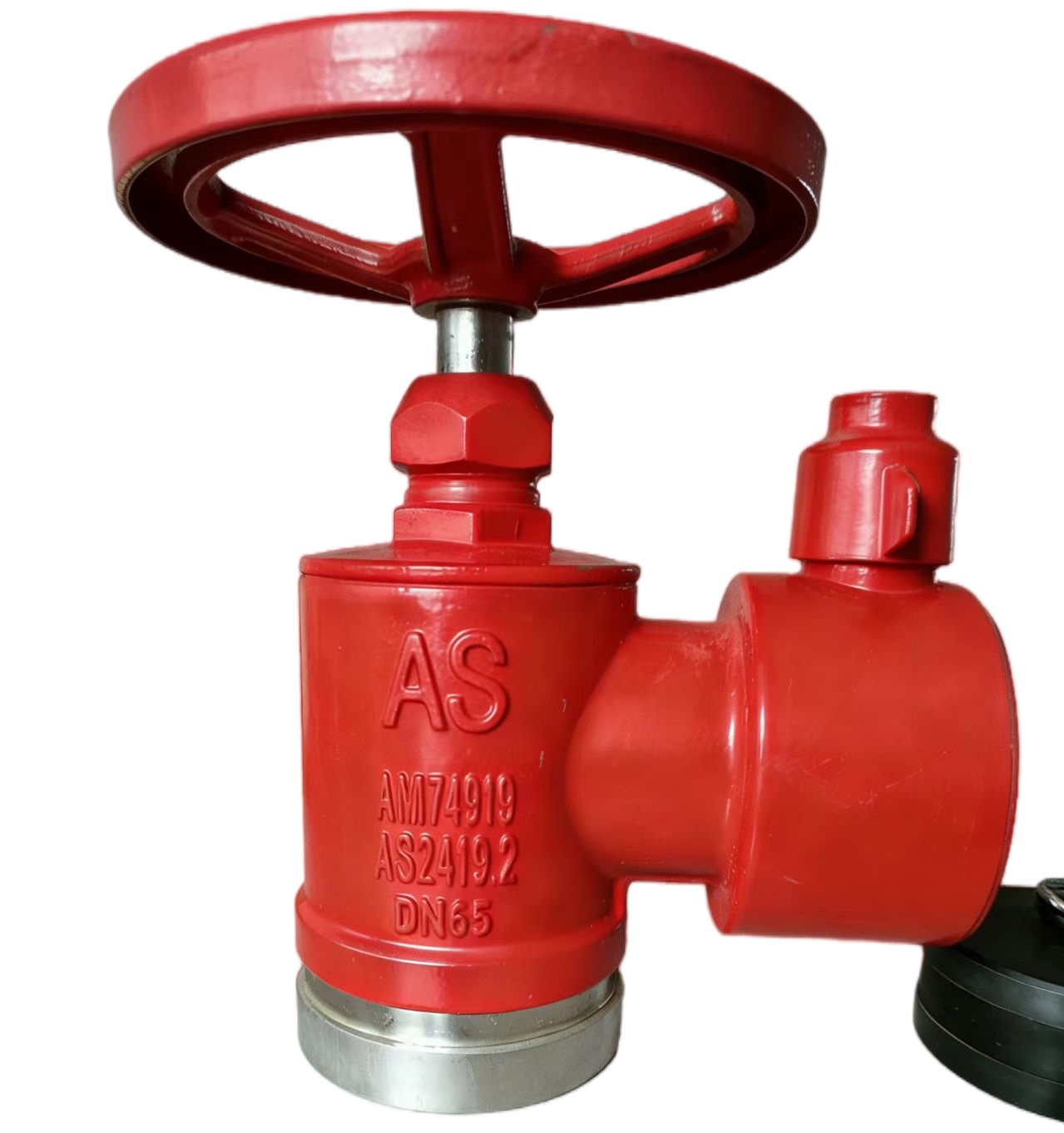 Válvulas de aterrizaje de boca de incendios de acero inoxidable 304